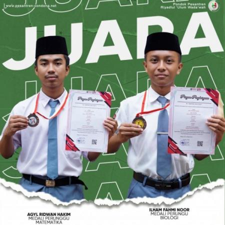 Hebat! Dua Santri SMA Terpadu Condong Juara Olimpiade Sains Tingkat Nasional