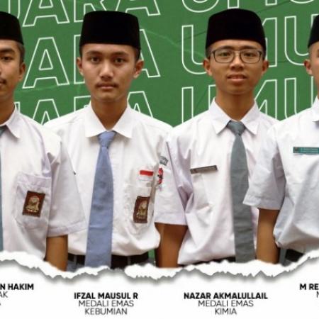 Boyong Medali Emas, SMA Terpadu Riyadlul Ulum Juara Umum KSN 2021 Tingkat Kota Tasikmalaya