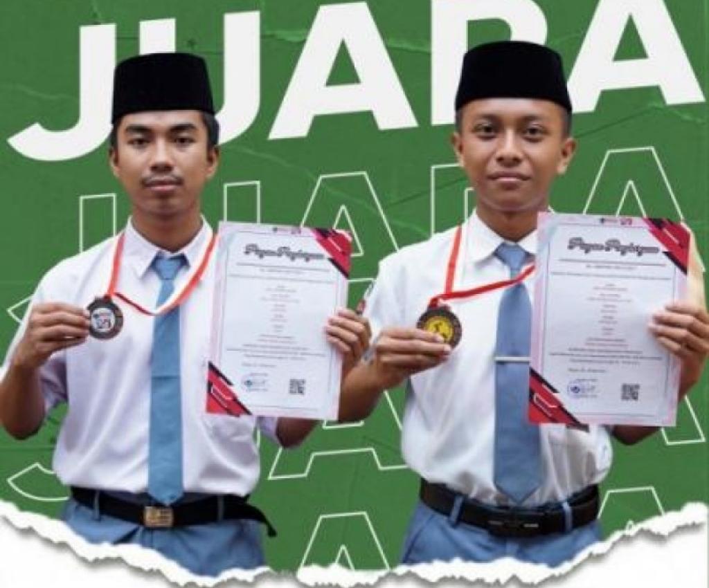DUA SANTRI SMA TERPADU CONDONG JUARA OLIMPIADE SAI